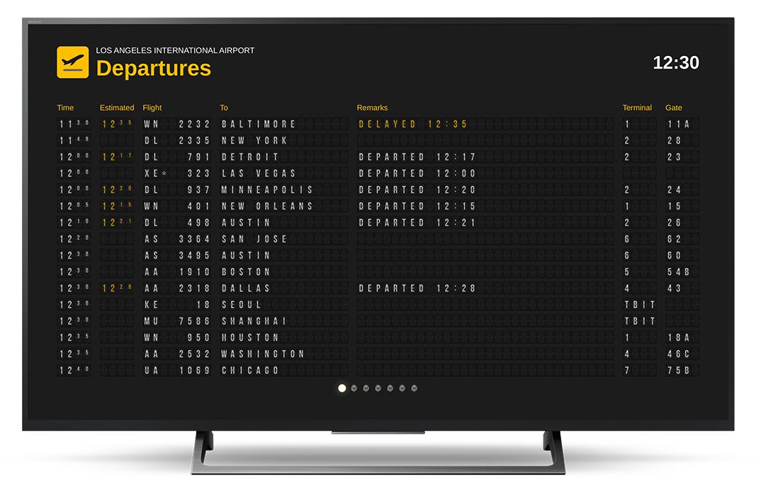 Flightboard Monscierge